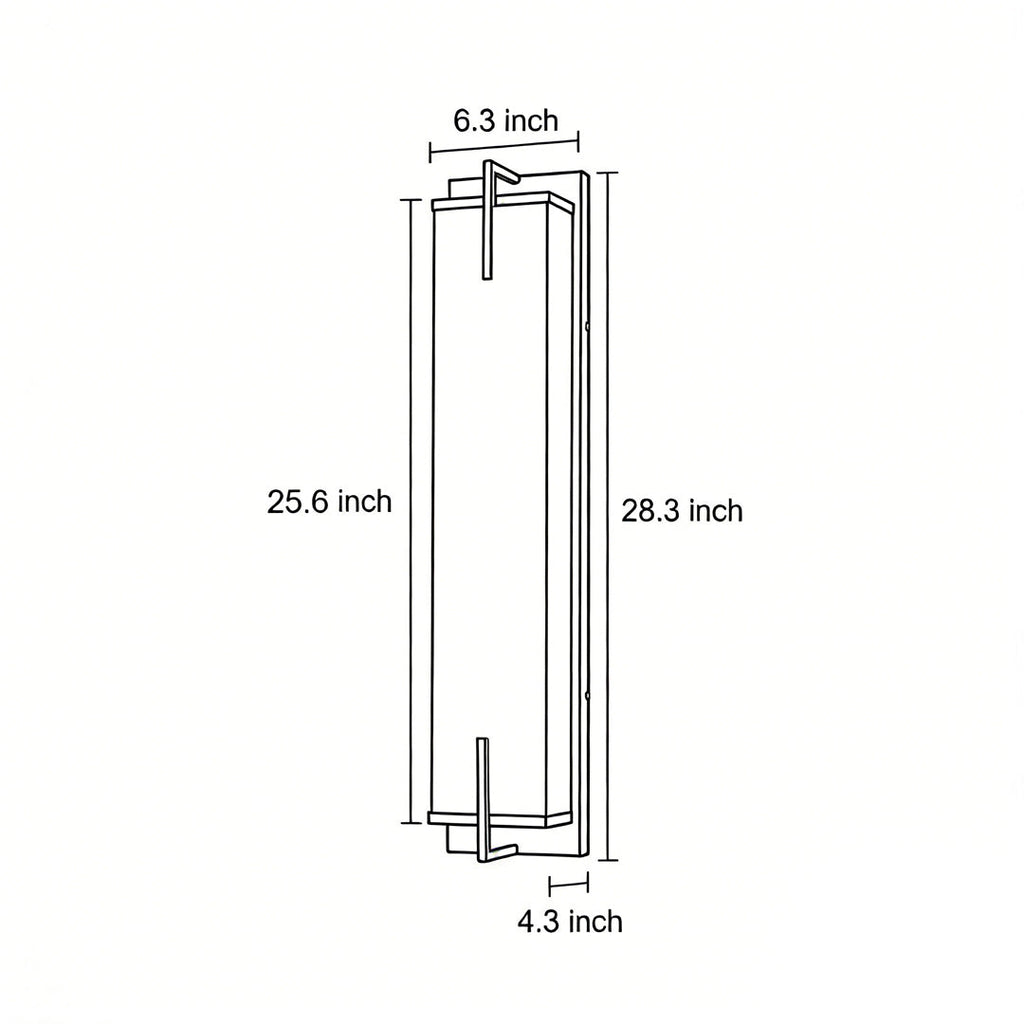 Modern Alabaster LED Wall Sconce - Square Stone Wall Lamp
