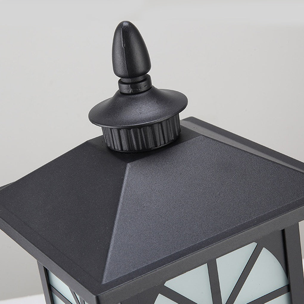 Modern Waterproof Street Light Pillar - Retro Outdoor Lighting Solution