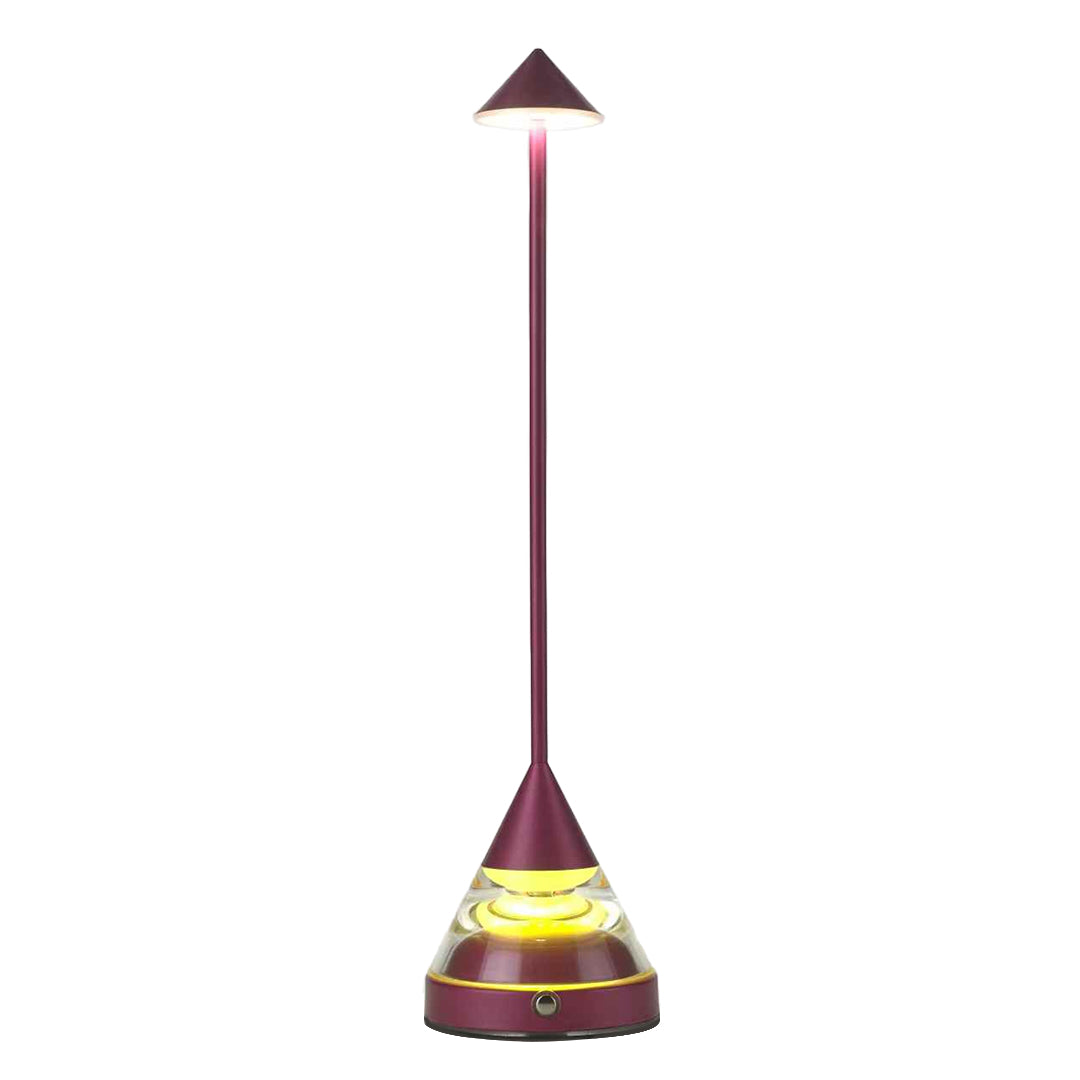 **Compact Aluminum Iron Accent Table Lamp - Unique Modern Design**  

Enhance your decor with this unique small table lamp crafted from high-quality aluminum and iron. Featuring a creative pointed design, this accent light adds a contemporary touch to any