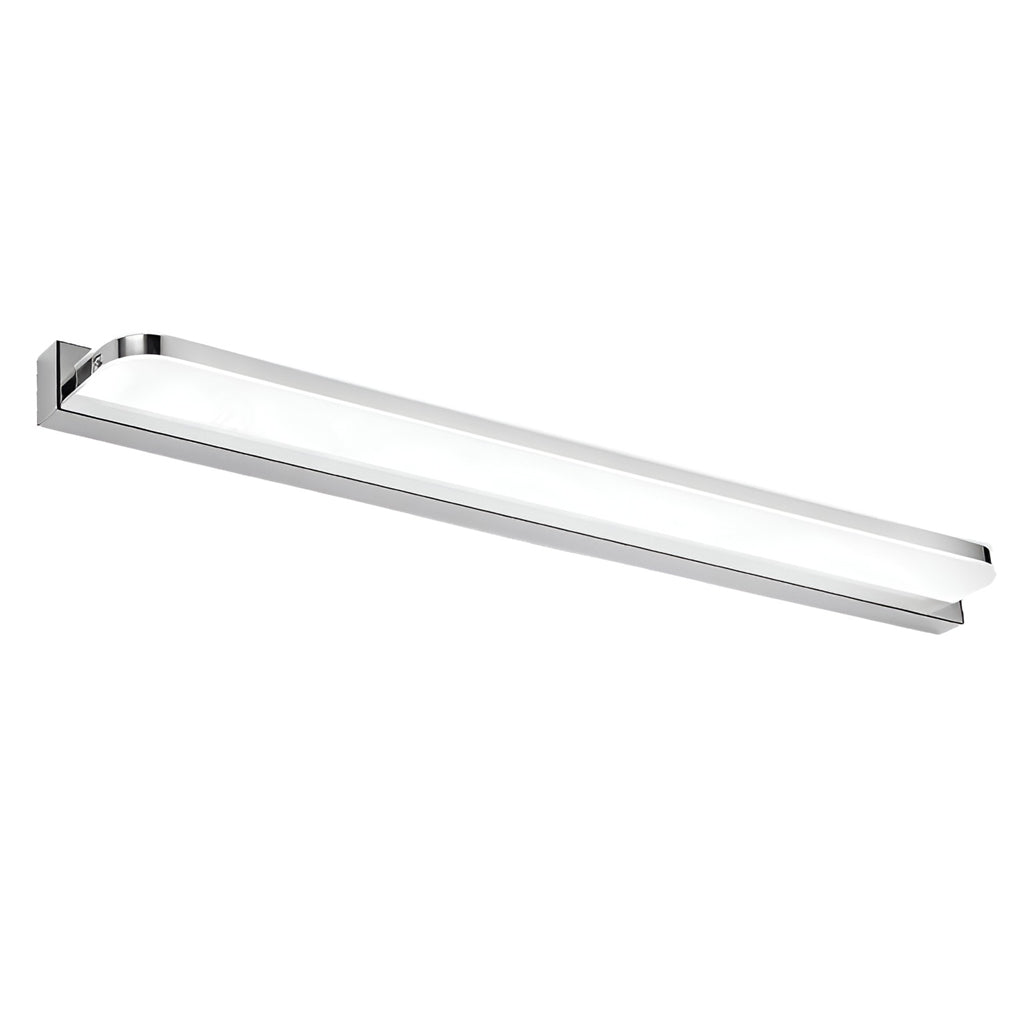 LED Bathroom Vanity Light Wall-Mounted Panel Polished Iron Trim Modern Lighting Fixture Energy-Efficient Bathroom Illuminations Stylish Home Decor Bright LED Lighting for Bathroom Mirrors Contemporary Vanity Light Solutions Best Bathroom Lighting Ideas