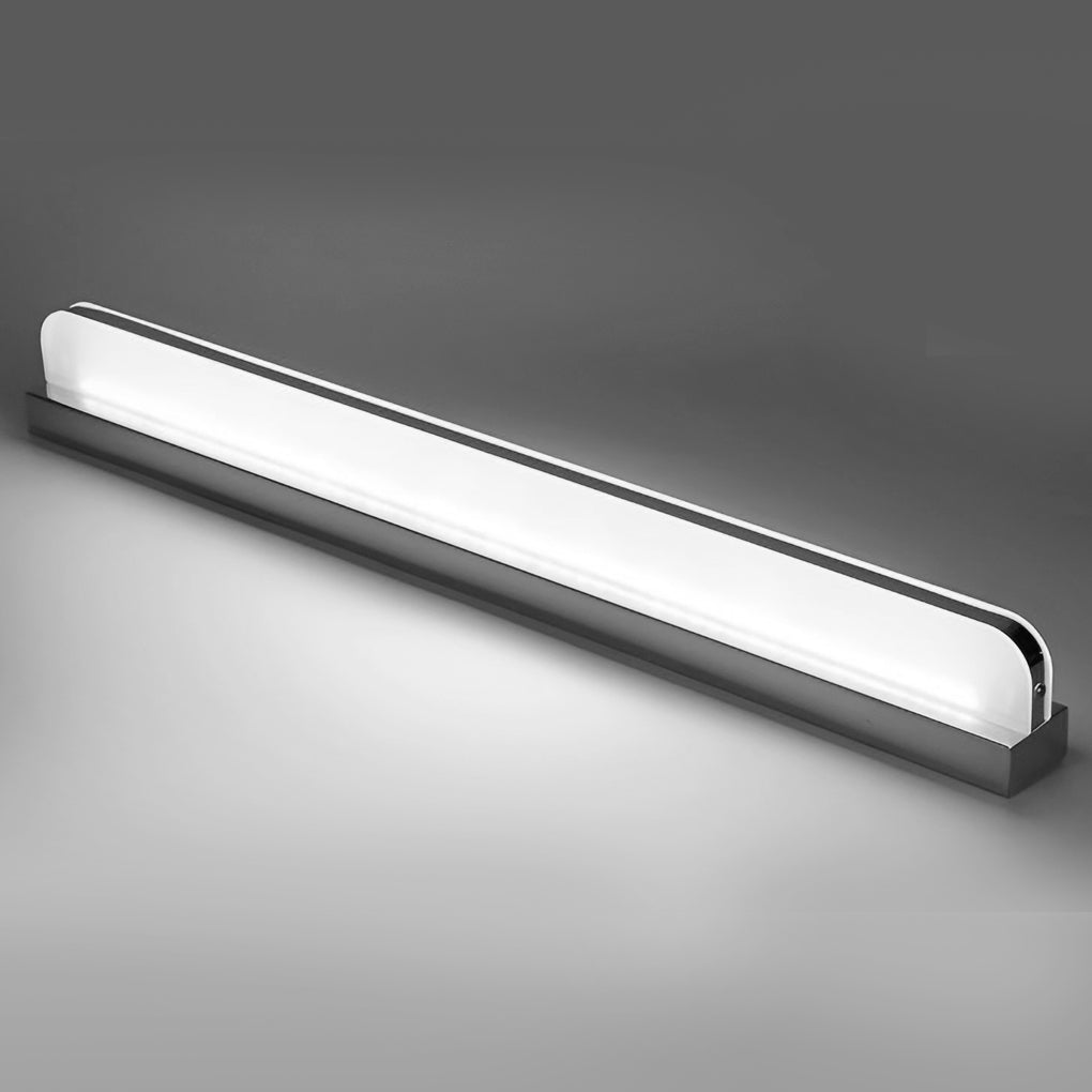 LED Bathroom Vanity Light Wall-Mounted Panel Polished Iron Trim Modern Lighting Fixture Energy-Efficient Bathroom Illuminations Stylish Home Decor Bright LED Lighting for Bathroom Mirrors Contemporary Vanity Light Solutions Best Bathroom Lighting Ideas