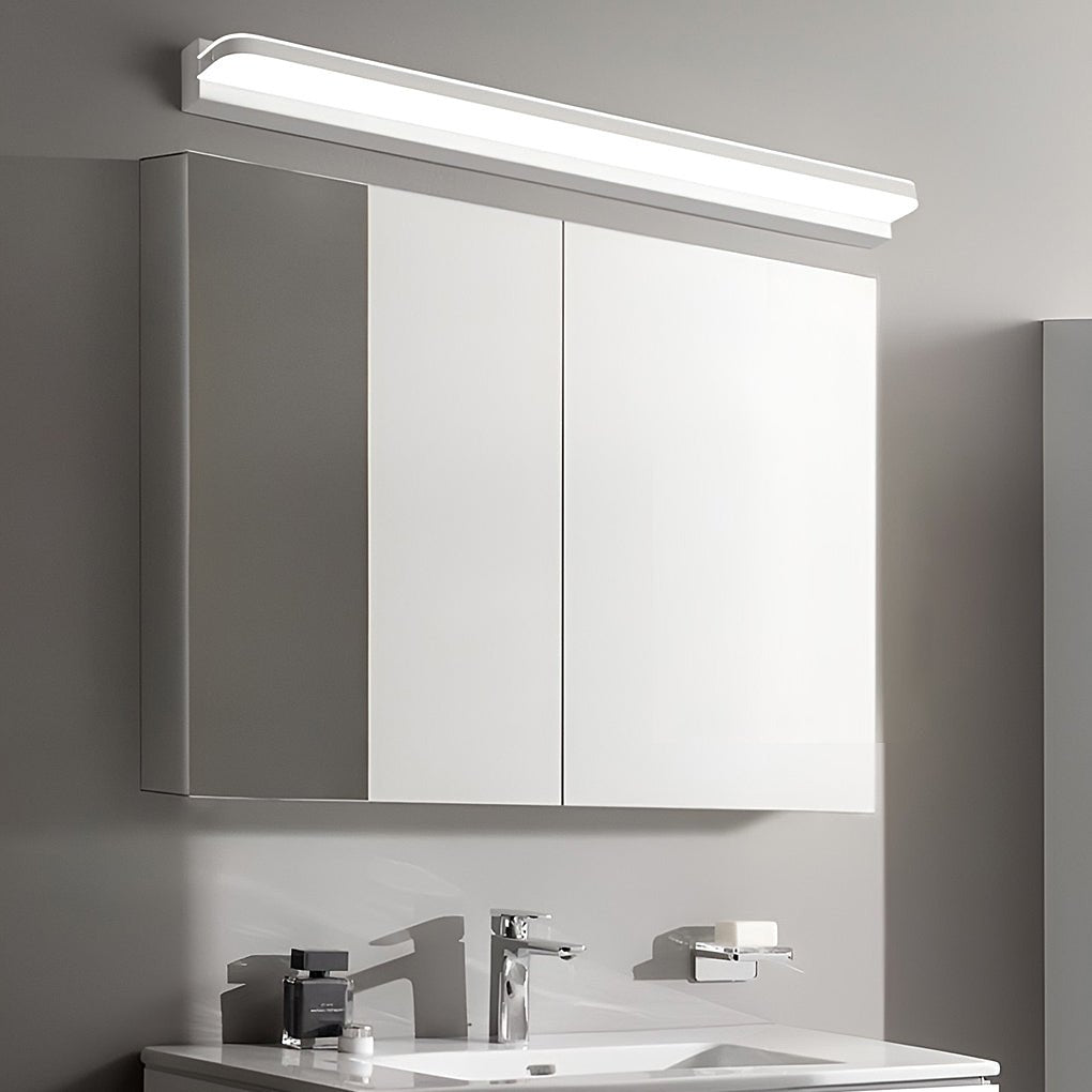 LED Bathroom Vanity Light Wall-Mounted Panel Polished Iron Trim Modern Lighting Fixture Energy-Efficient Bathroom Light Elegant Design Stylish LED Lighting for Bathrooms Contemporary Vanity Lighting Bright White Light Adjustable Brightness Easy Installati