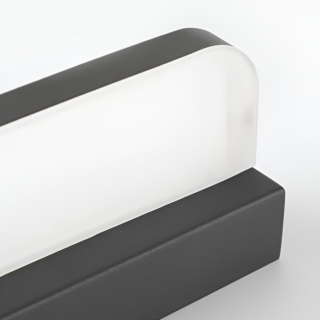 LED Bathroom Vanity Light Wall-Mounted Panel Polished Iron Trim Modern Lighting Fixture Energy-Efficient Bathroom Light Elegant Design Stylish LED Lighting for Bathrooms Contemporary Vanity Lighting Bright White Light Adjustable Brightness Easy Installati