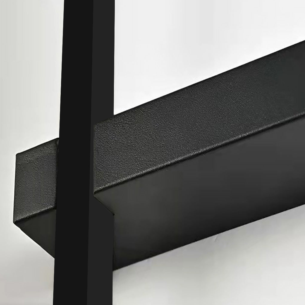 Modern Waterproof Black Linear LED Strip Wall Light