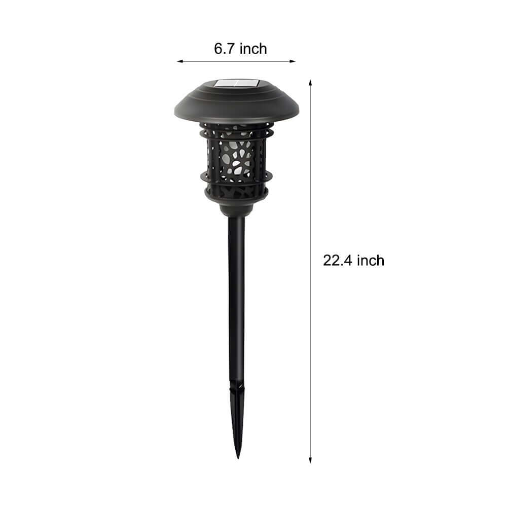 Stylish Black Solar Pathway Light with Flamed SMD LEDs - 22.4 Inches Tall 

Illuminate your outdoor spaces with our stylish black solar pathway light. Featuring unique flamed SMD LEDs, this 22.4-inch tall light not only enhances your garden’s ambiance but