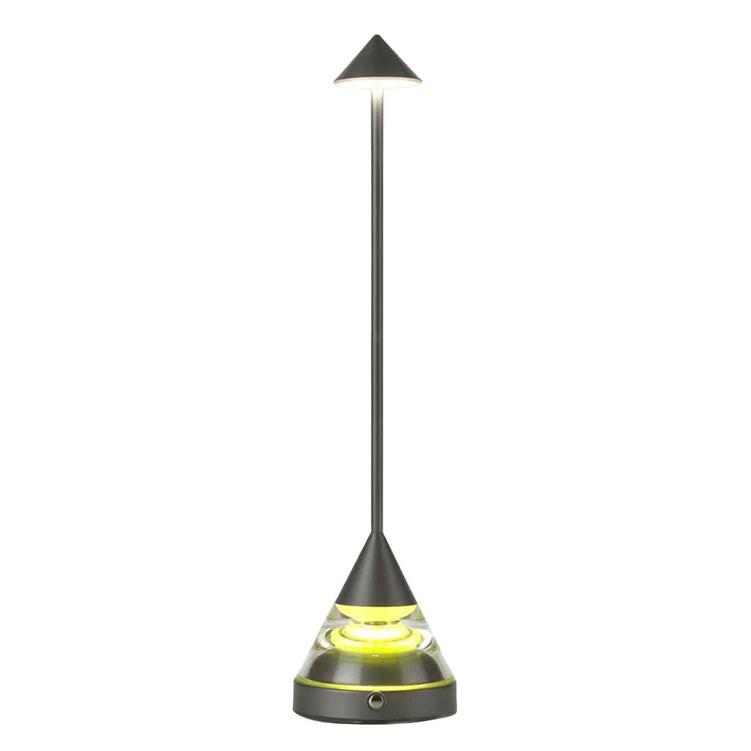 **Compact Aluminum Iron Accent Table Lamp - Unique Modern Design**  

Enhance your decor with this unique small table lamp crafted from high-quality aluminum and iron. Featuring a creative pointed design, this accent light adds a contemporary touch to any