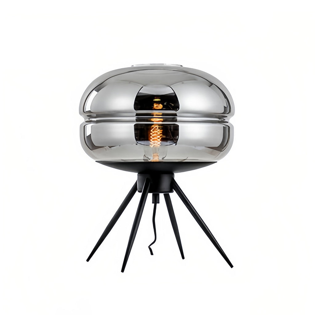 Modern Nordic Glass Accent Lamp - Four-Legged Small Table Light