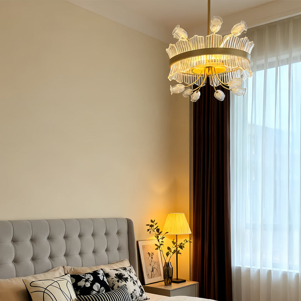 Blossom Chandelier Adjustable Nordic Ceiling Light - Elegant Luxurious Design
