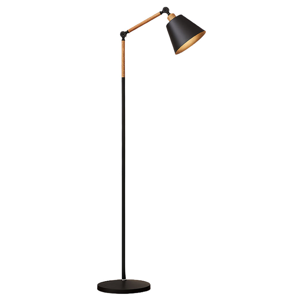 Modern Adjustable Metallic Floor Lamp - Sleek Standing Light for Home Decor
