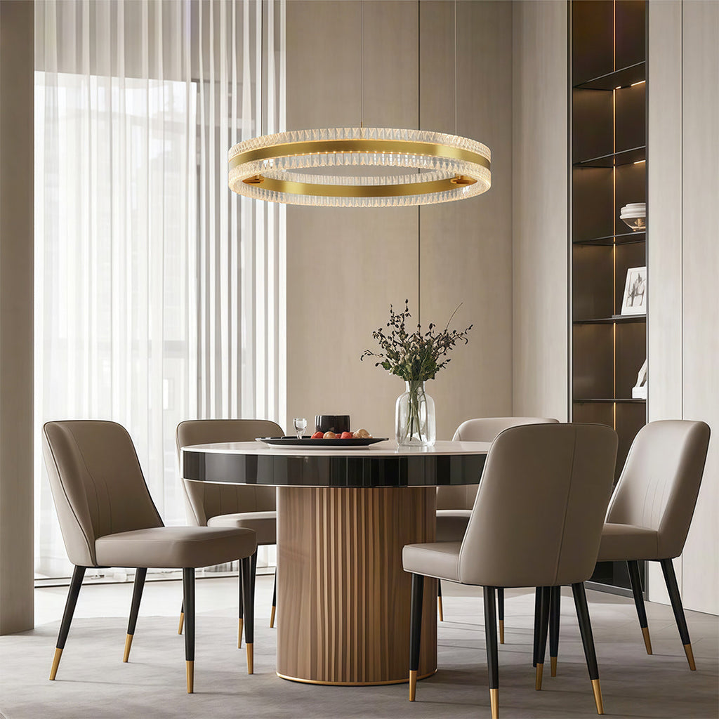Modern Circular Minimalist Luxury Chandelier Ceiling Light