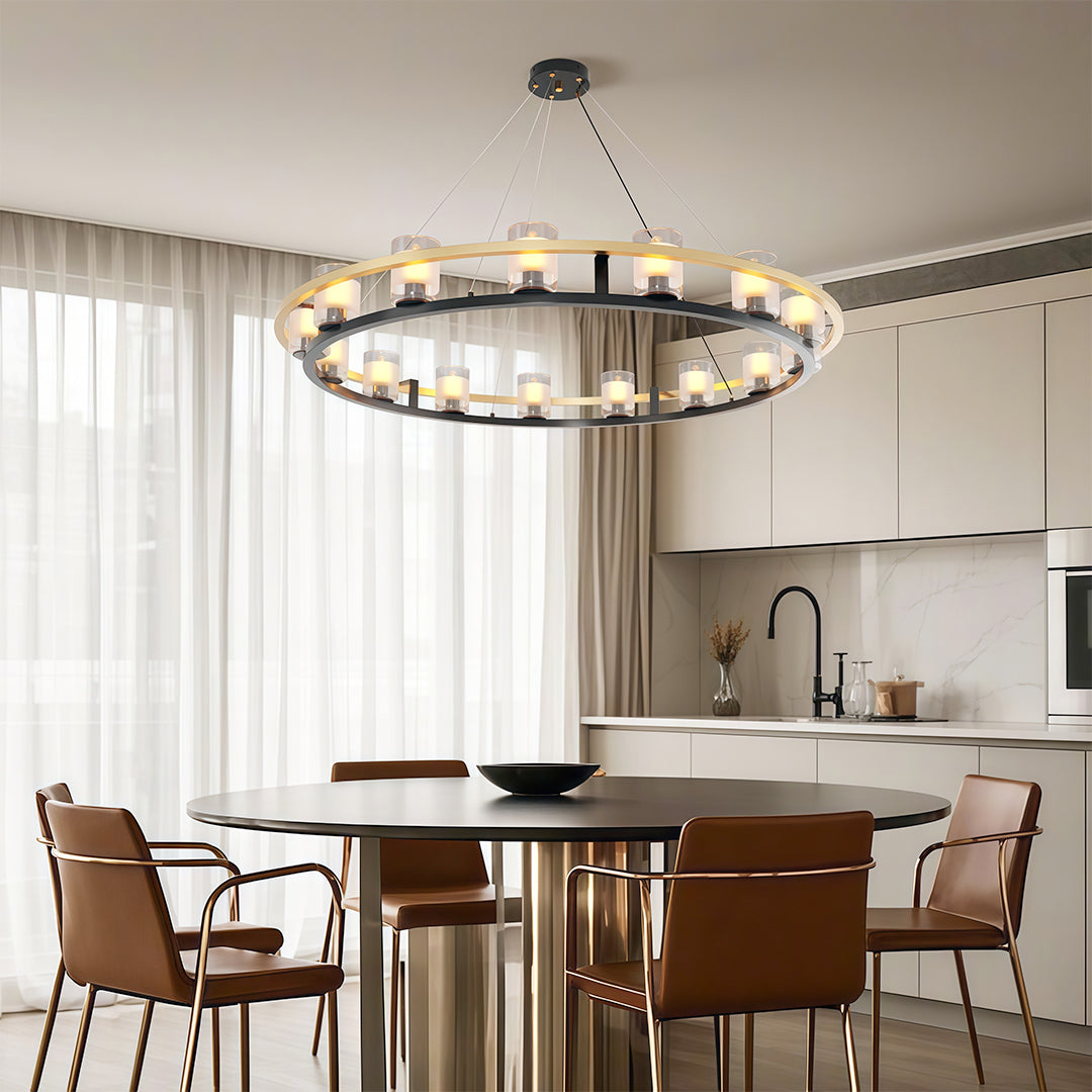 Modern Luxury Copper Chandelier - Creative Ceiling Light Fixtures