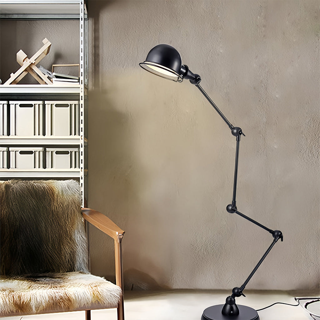 Industrial Reading Floor Lamp for Living Room - Task Standing Lamp