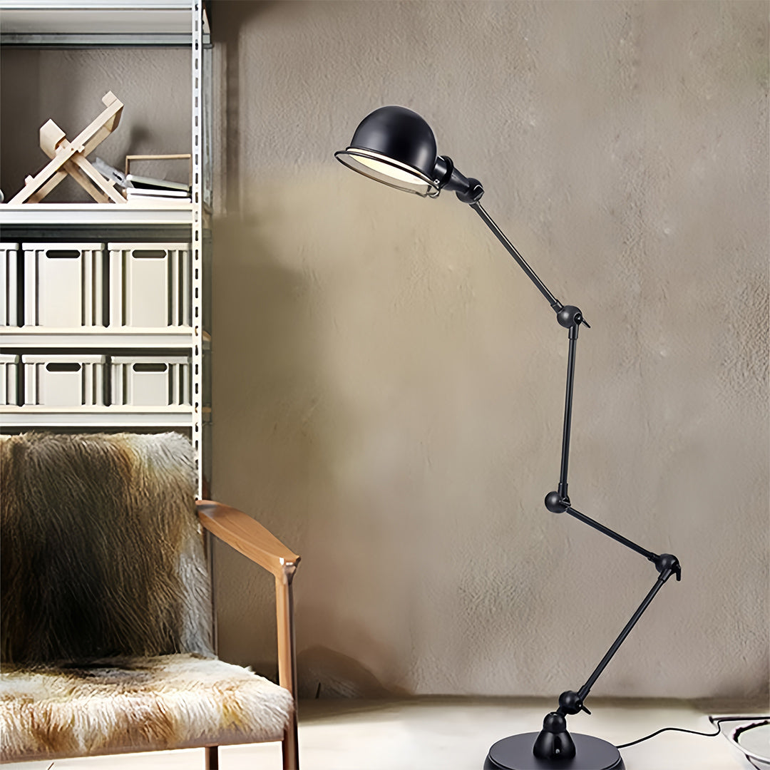 Industrial Reading Floor Lamp for Living Room - Task Standing Lamp