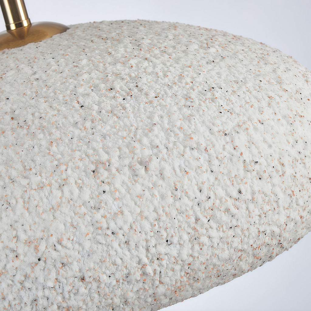 White Wabi-Sabi Semi Flush Ceiling Light - Ambient Lamp for Elegant Spaces