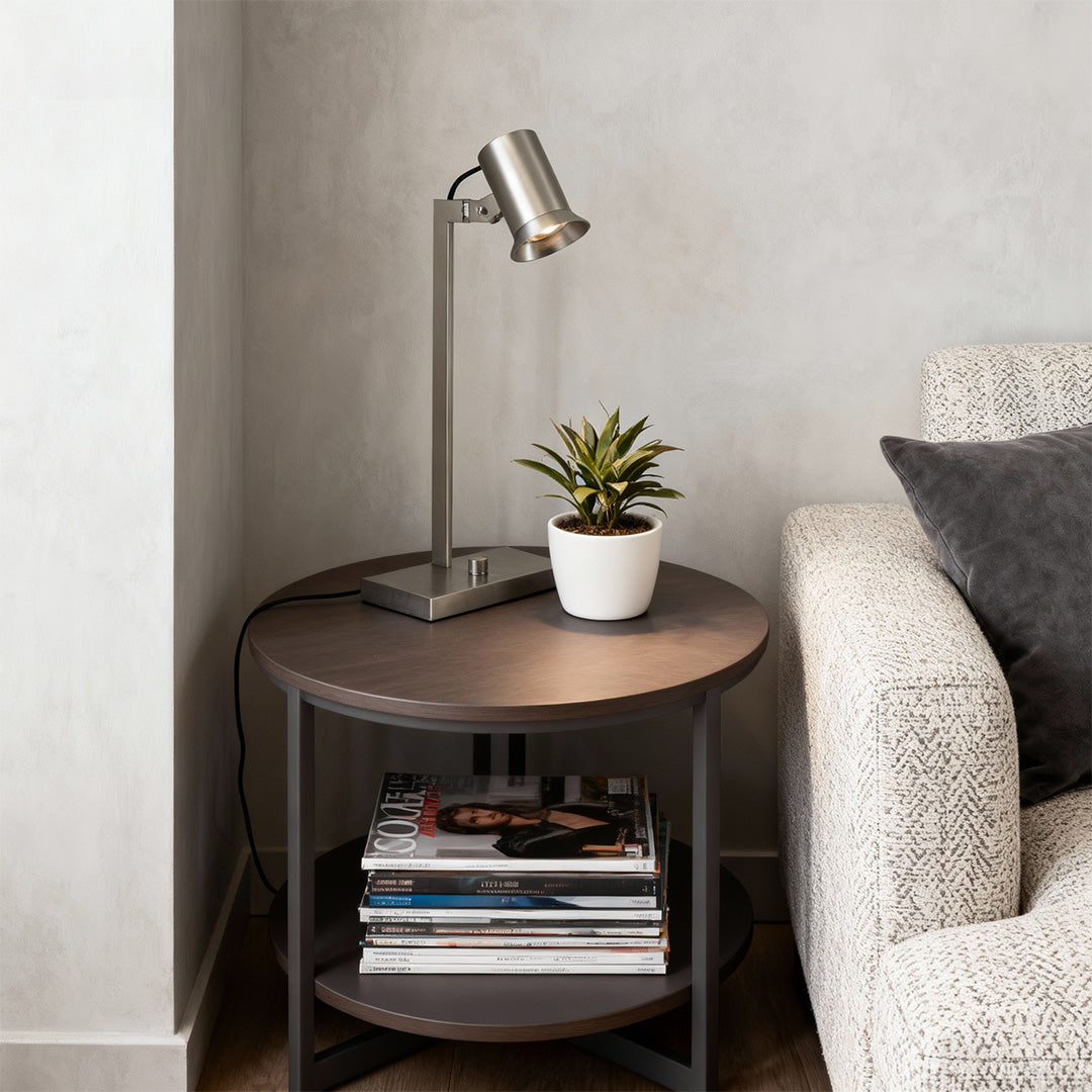 Italian-Style Metal Swing Arm Desk Lamp - Long Mechanical Design