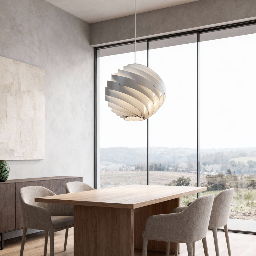 Swirl Pendant Light - Nordic Creative Turbine Ceiling Fixture