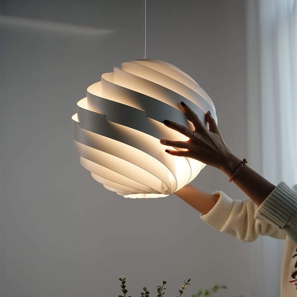Swirl Pendant Light - Nordic Creative Turbine Ceiling Fixture