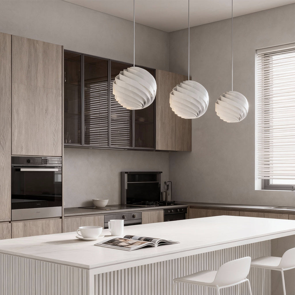 Swirl Pendant Light - Nordic Creative Turbine Ceiling Fixture
