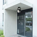 Modern Waterproof Aluminum LED Wall Sconce - Adjustable Cylinder Outdoor Lamp for Patio