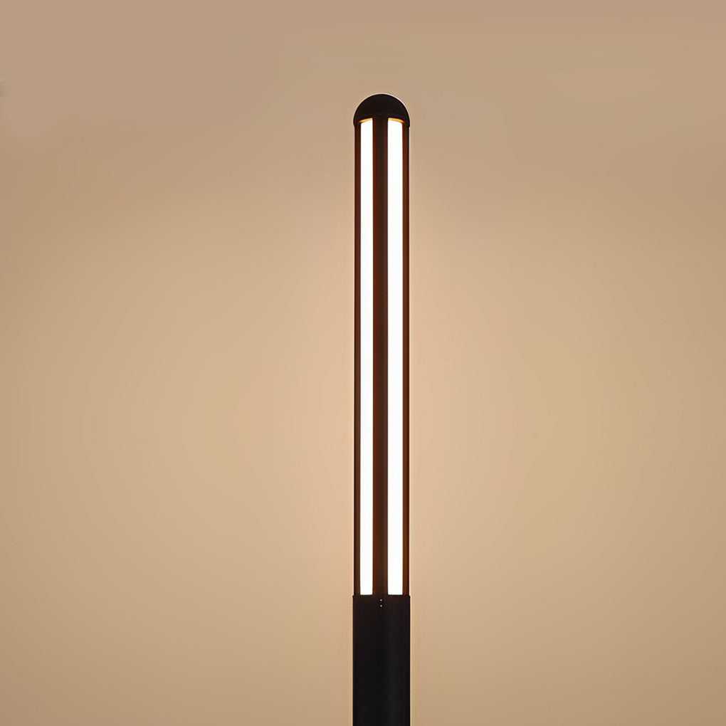 Tall Waterproof LED Garden Bollard Light - Modern Minimalist Design