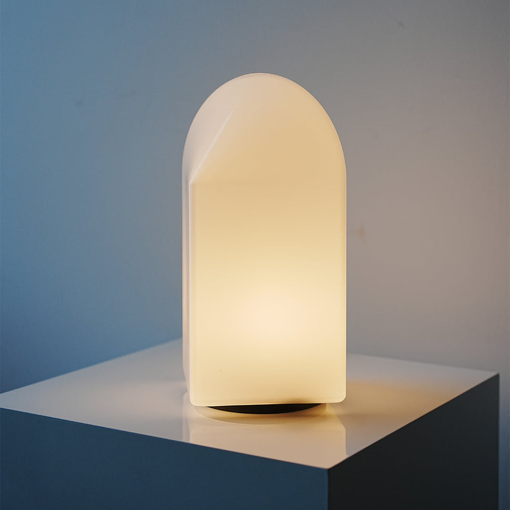Modern White Table Lamp - Creative Ambient Night Light for Home Decor