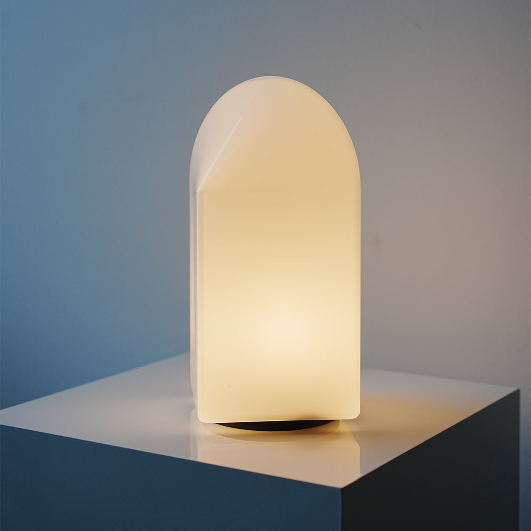 Modern White Table Lamp - Creative Ambient Night Light for Home Decor
