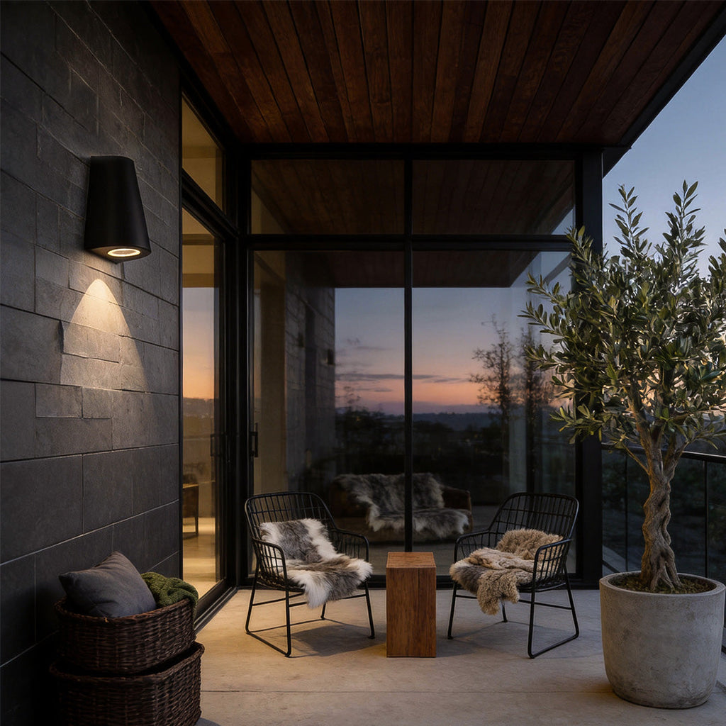 Tapered Wall Light - Nordic Minimalist Waterproof LED Lighting