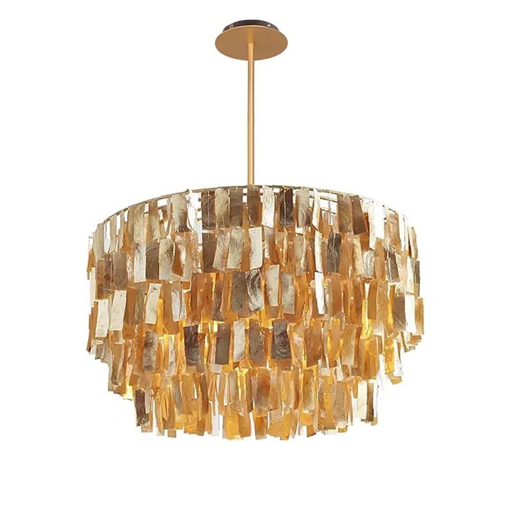 Modern Shell Chandeliers - Rustic Capiz Lighting Decor