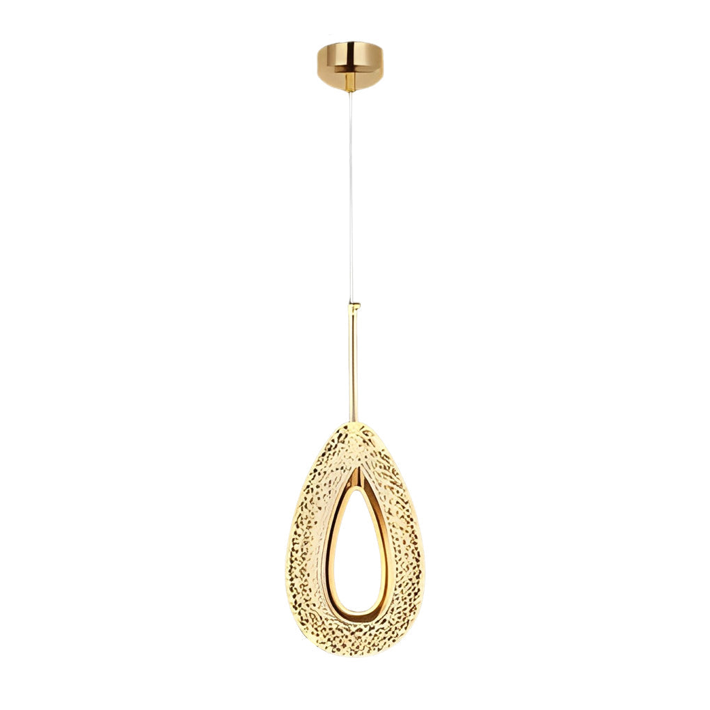 Unique Minimalist LED Pendant Light - Modern Metal Ceiling Fixture