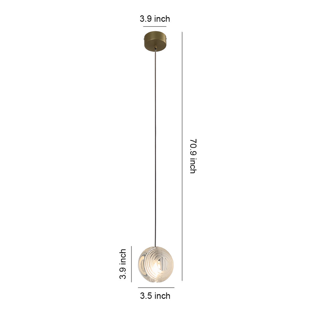 Modern Minimalist Metal Pendant Light Ceiling Fixture