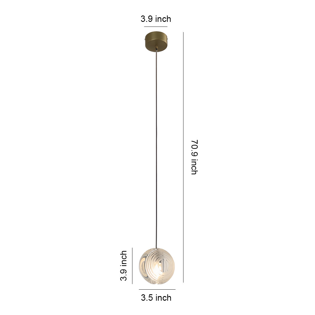 Modern Minimalist Metal Pendant Light Ceiling Fixture