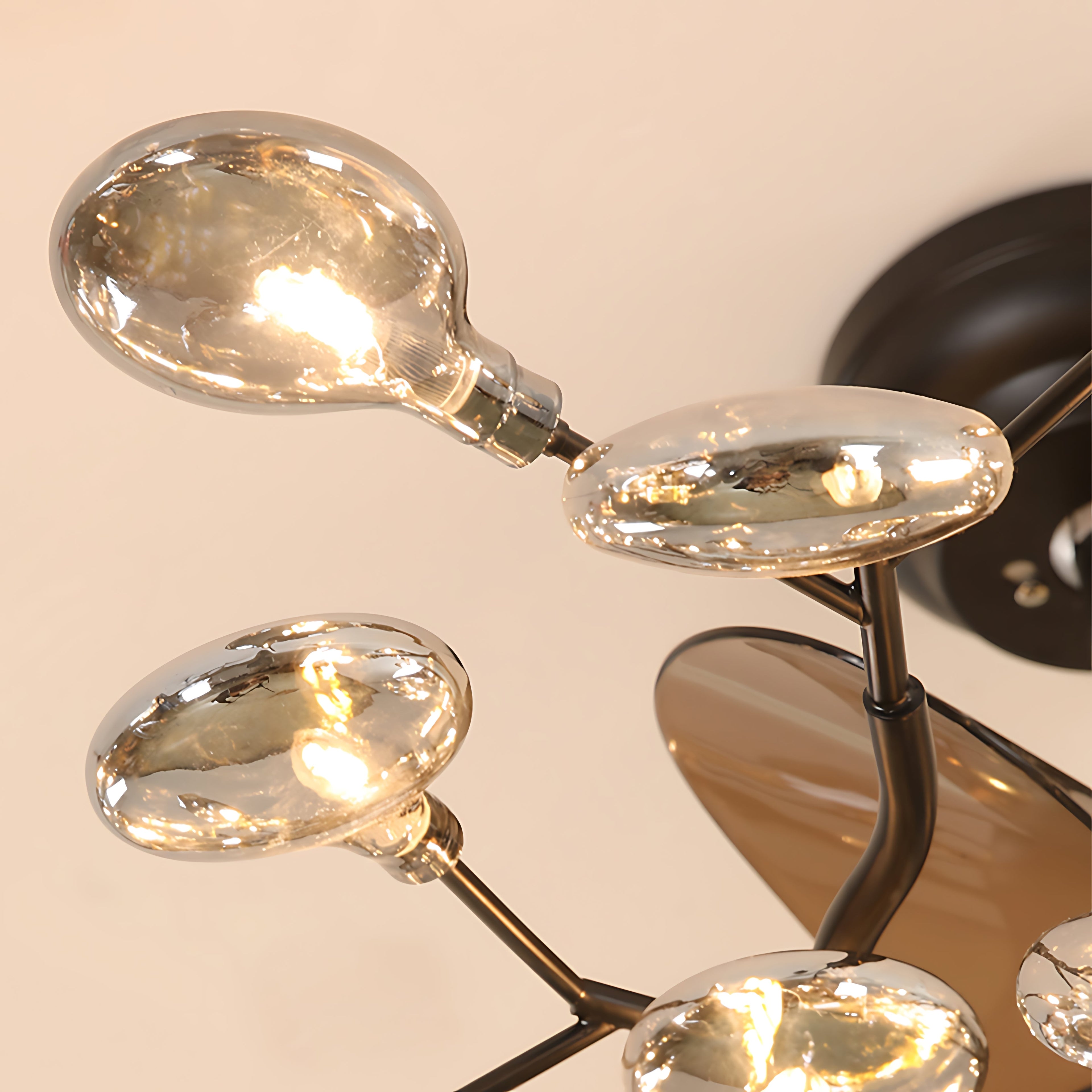 Glam Minimalist Luxury Ceiling Fan Light - Artistic Fan Lamp