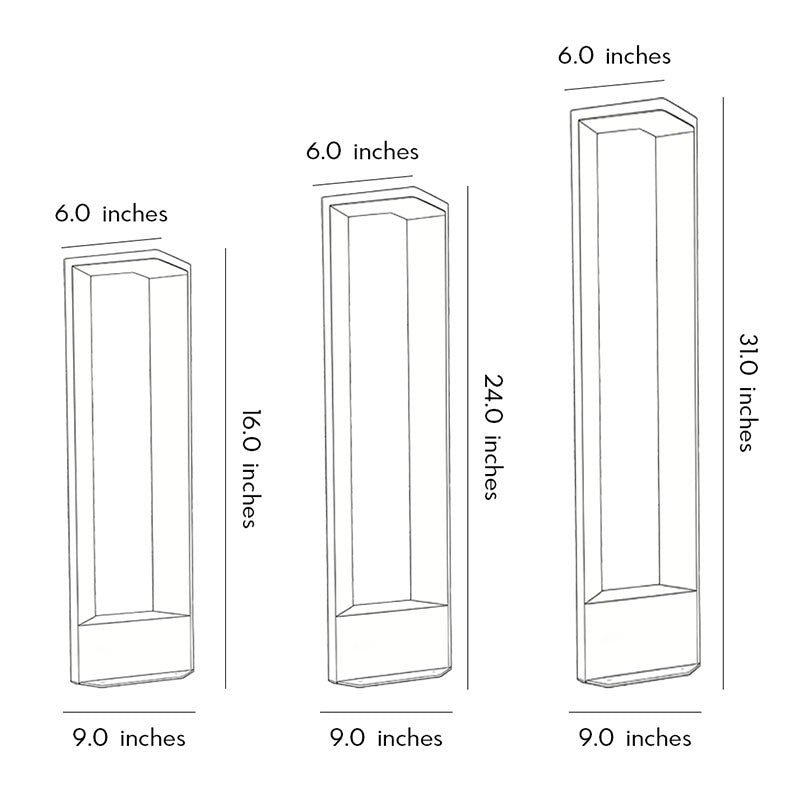 Sleek 12W LED Pathway Light Minimalist Outdoor Landscape Lamp