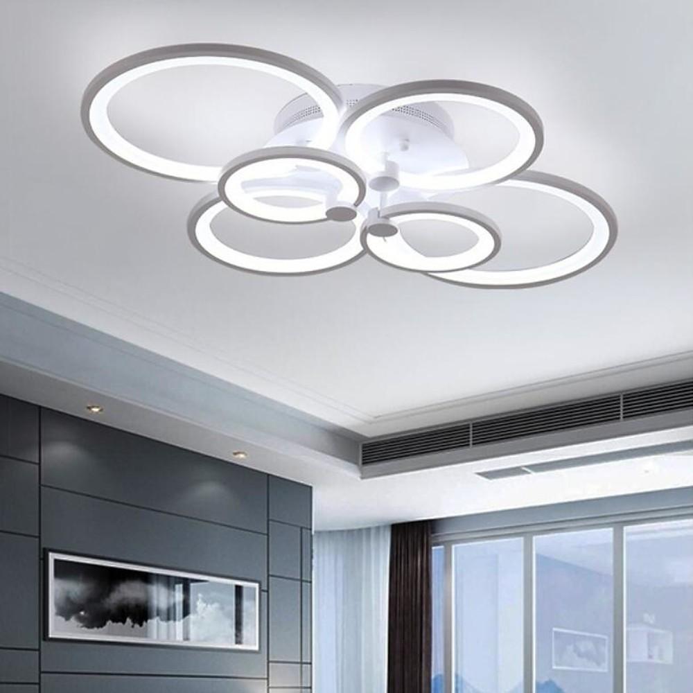 Multi Circles Dimmable LED Ceiling Light Flush Mount Modern Lighting