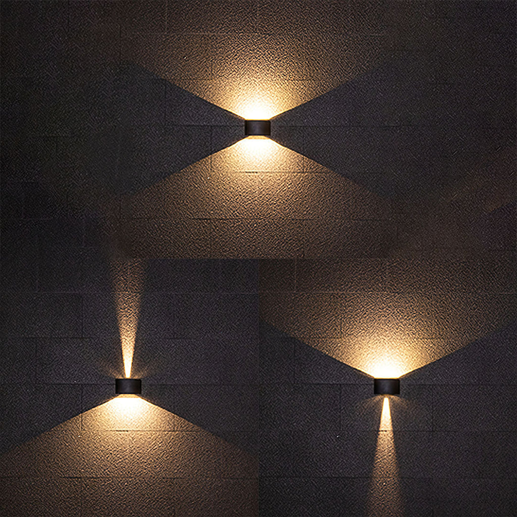 Outdoor LED Up Down Wall Light - Waterproof Minimalist Design