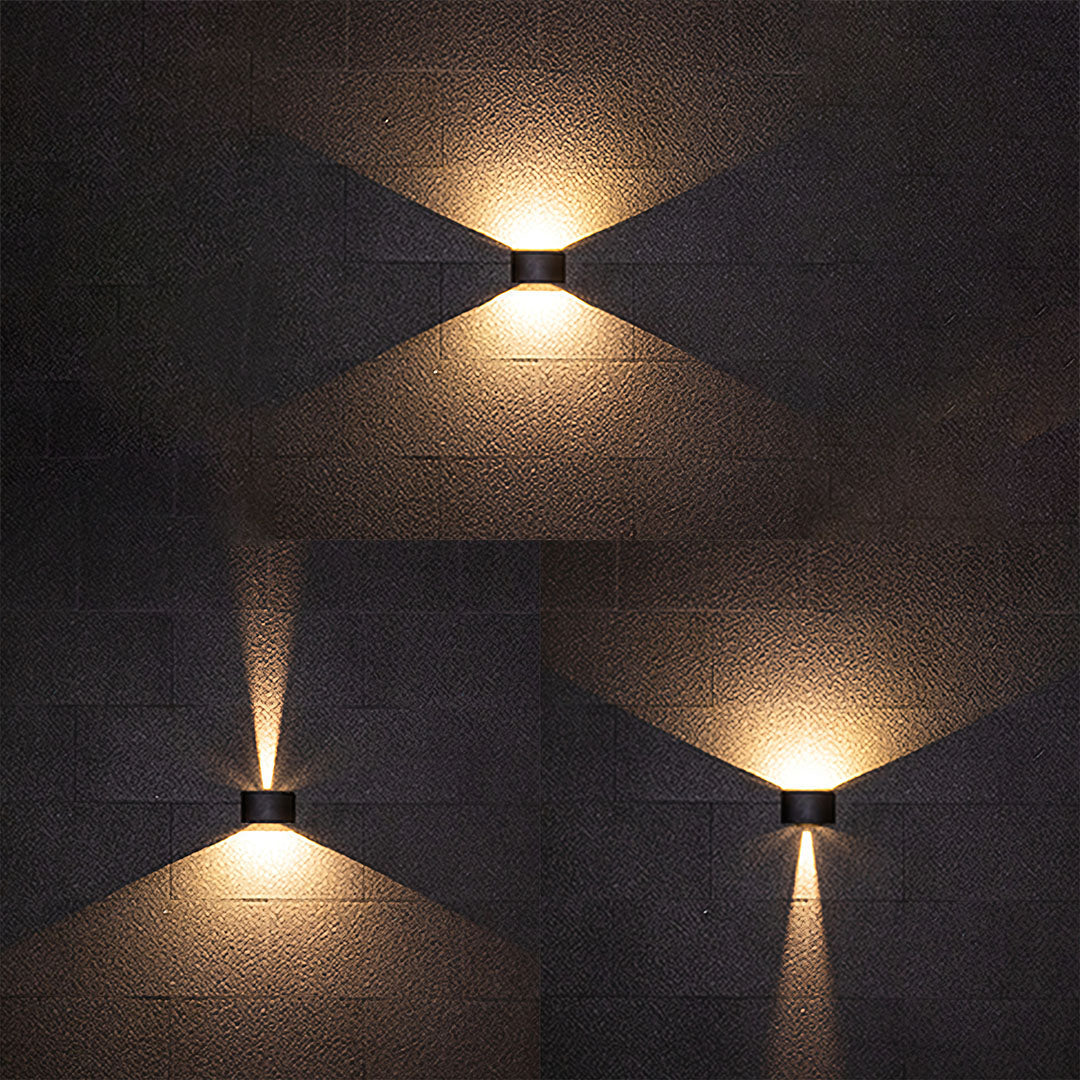 Outdoor LED Up Down Wall Light - Waterproof Minimalist Design