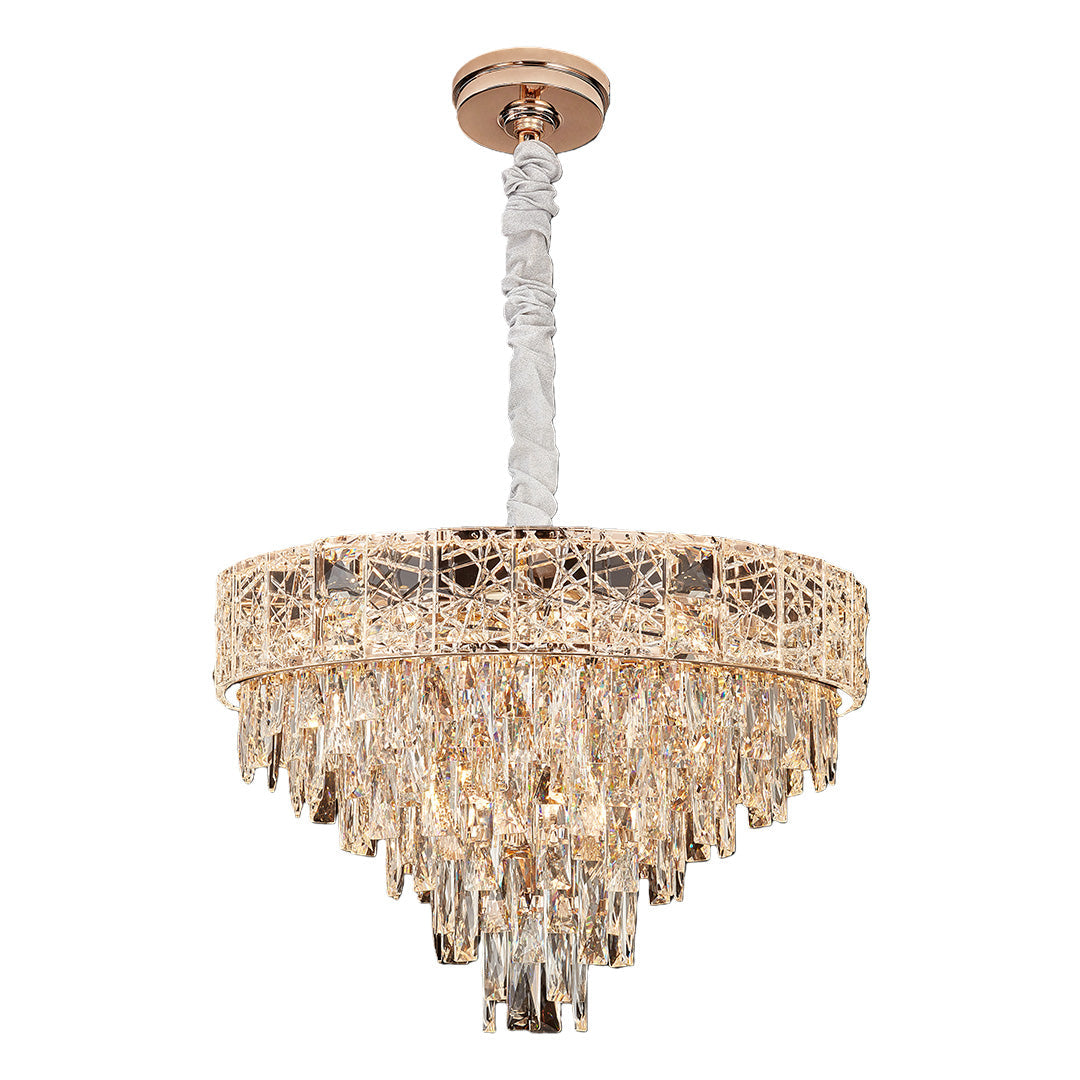 Luxury European Crystal Chandelier Ceiling Light - Elegant Home Decor