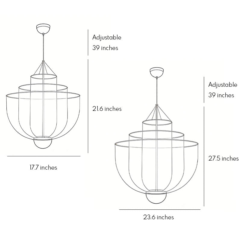 Nordic Pendant Light Chandelier - Modern Hanging Lamp Fixture