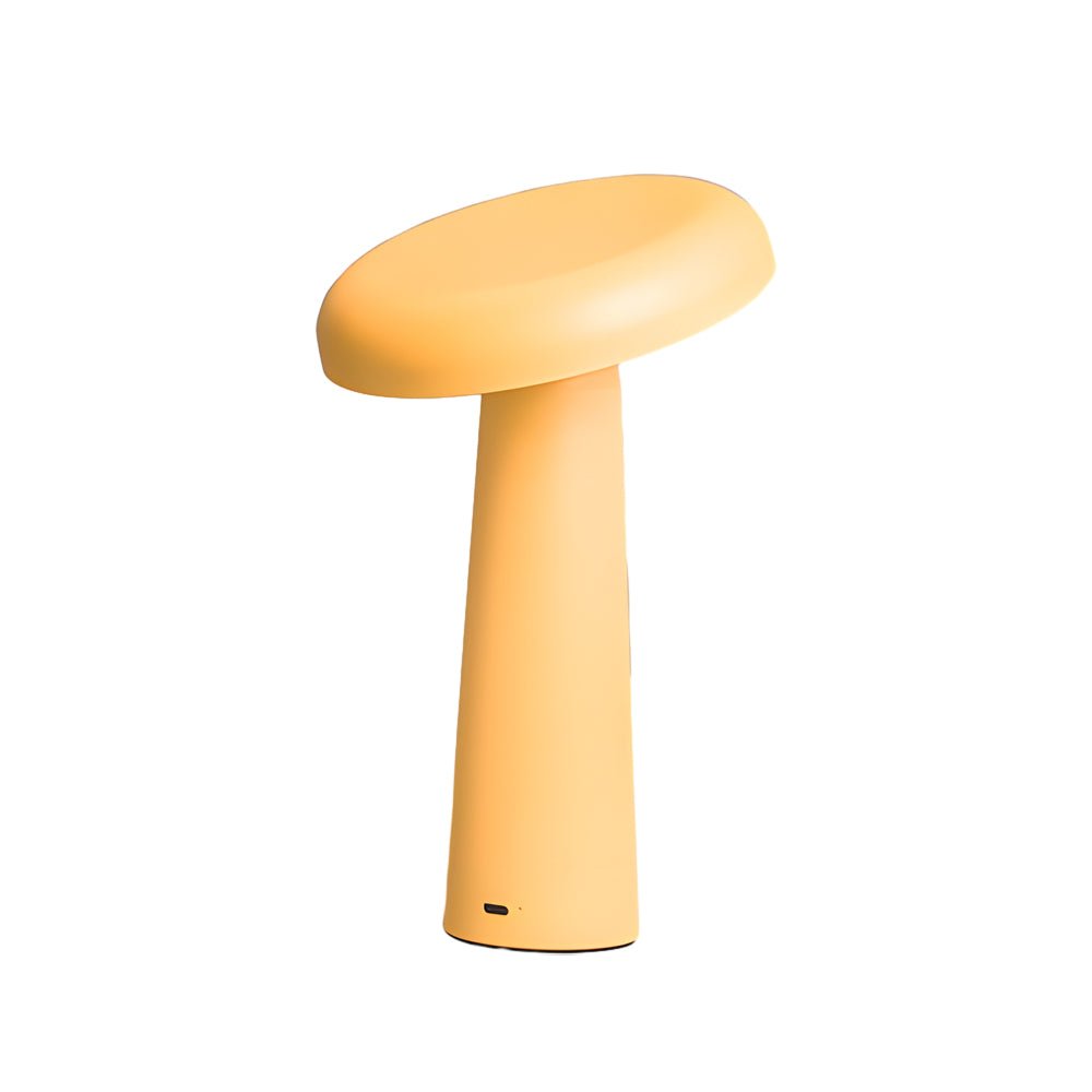 Mushroom Shaped USB-Rechargeable Modern Table Lamp - Stylish Lighting for Home and Office