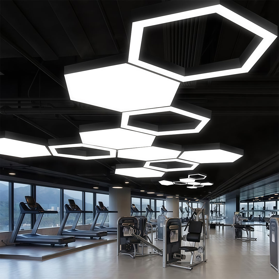 Modern Geometric Hexagonal LED Chandelier Ceiling Light