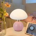 Touch Control Acrylic Mushroom Lamp - Cute Kids Night Light with Metal Ball Design