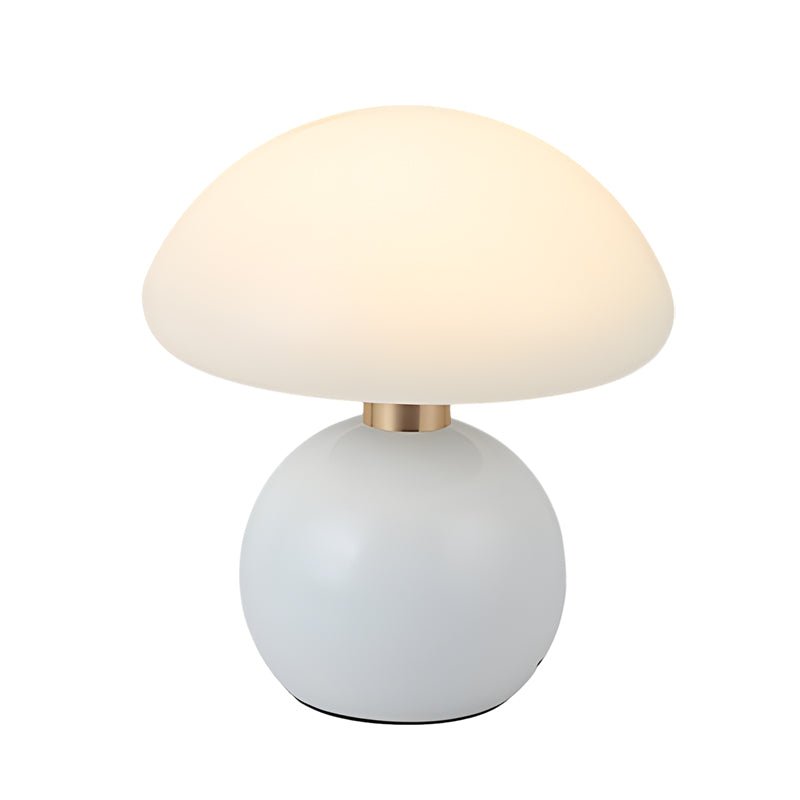 Touch Control Acrylic Mushroom Lamp - Cute Kids Night Light with Metal Ball Design