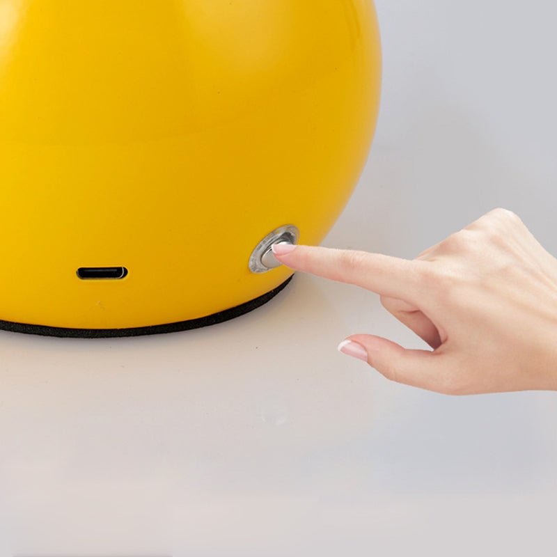 Touch Control Acrylic Mushroom Lamp - Cute Kids Night Light with Metal Ball Design