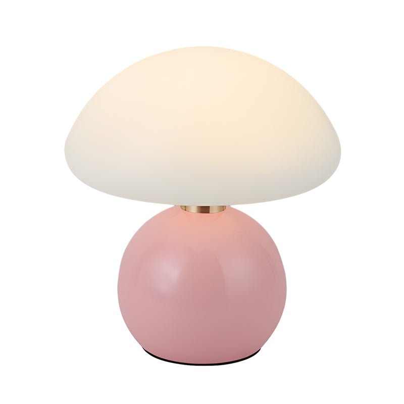 Touch Control Acrylic Mushroom Lamp - Cute Kids Night Light with Metal Ball Design