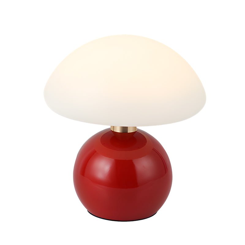 Touch Control Acrylic Mushroom Lamp - Cute Kids Night Light with Metal Ball Design