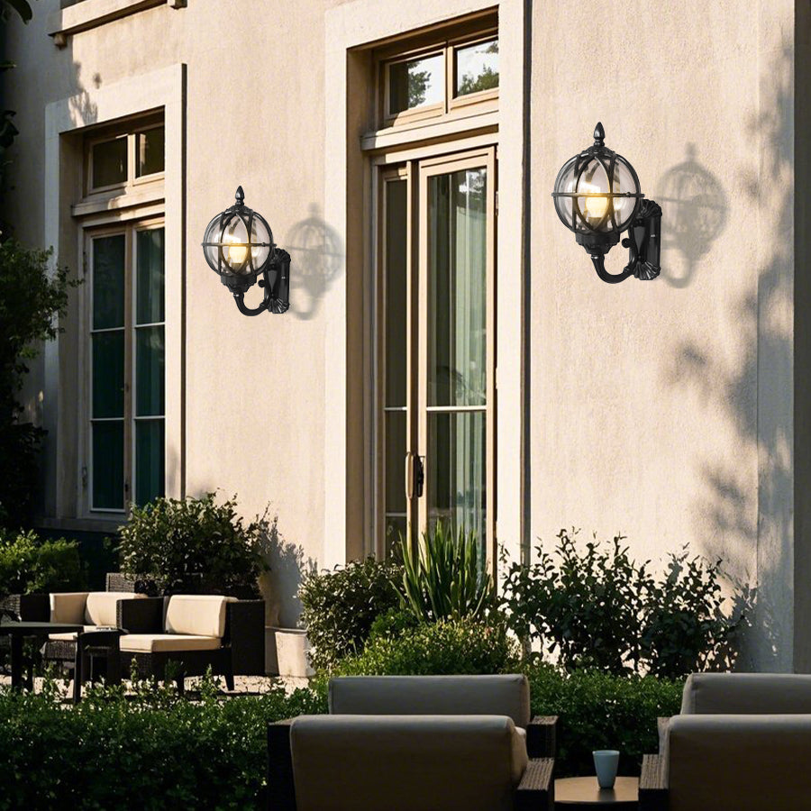 Outdoor Waterproof Cast Aluminum European Style Sconces