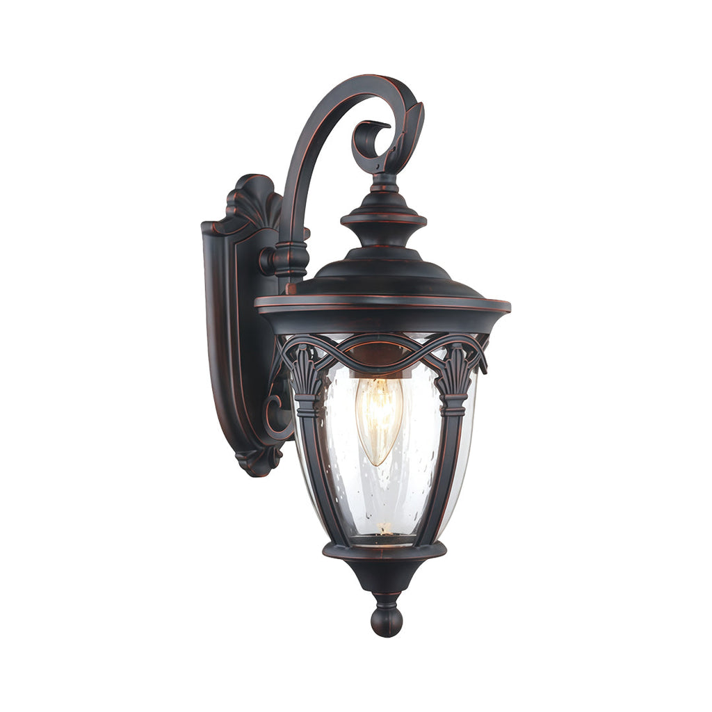Waterproof Black Aluminum Outdoor Sconce Lamp - Stylish Decorative Lighting for Patios and Entryways