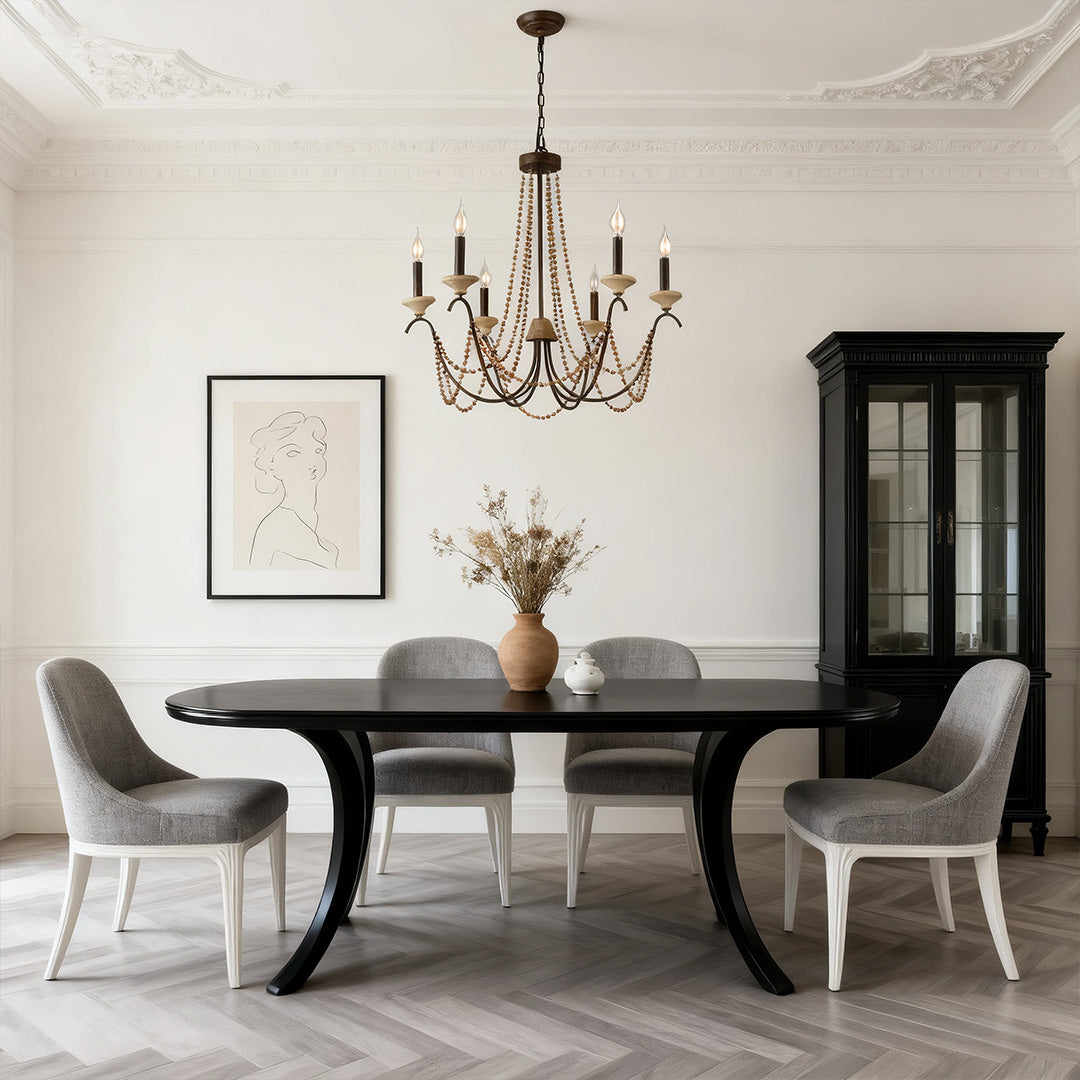 French Chandelier Candelabra Classic Ceiling Light