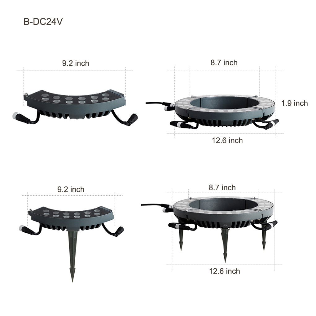 Tree Ring Light Waterproof LED Outdoor Landscape Lighting