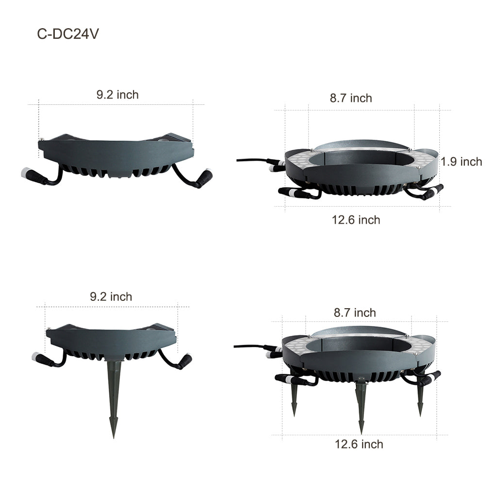Tree Ring Light Waterproof LED Outdoor Landscape Lighting
